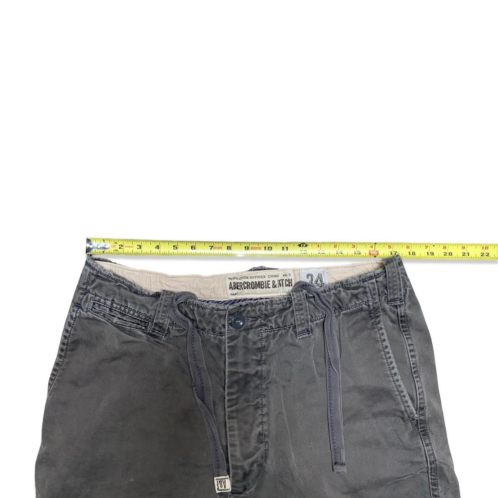 Abercrombie Fitch Regulation Officer Chino Shorts Mens Size 34 Paratrooper - Picture 3 of 7
